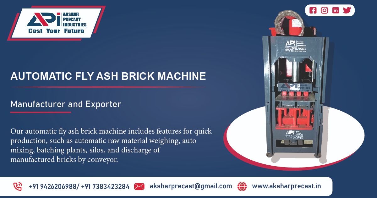 Automatic Fly Ash Brick Machine Manufacturer in Rajasthan