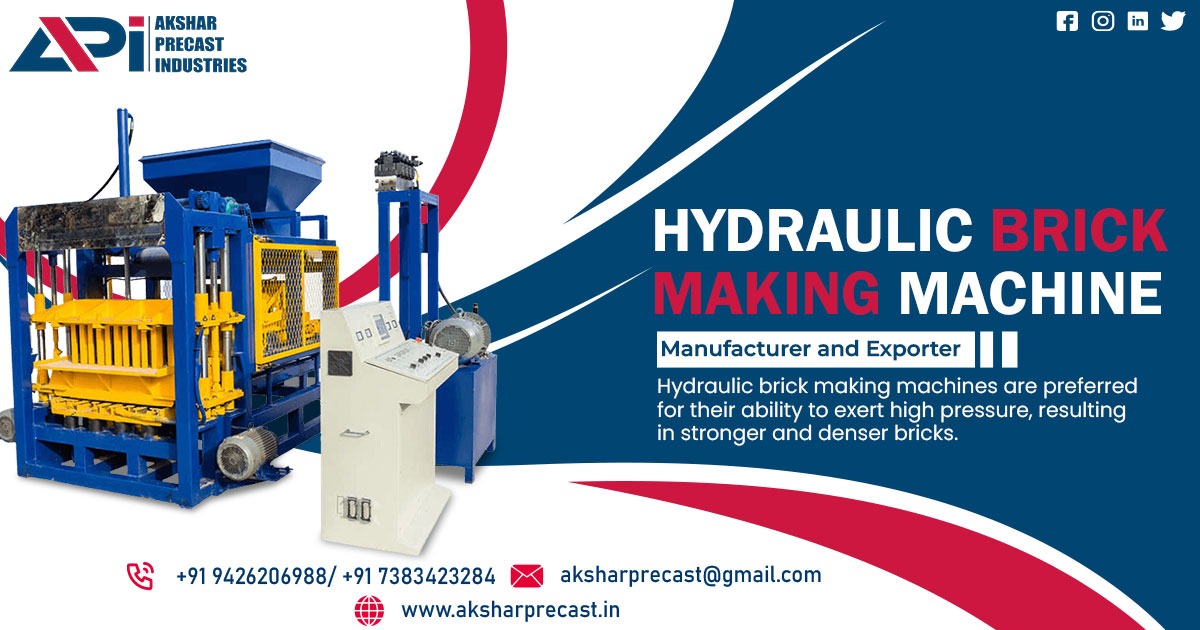 Supplier of Hydraulic Brick Making Machine