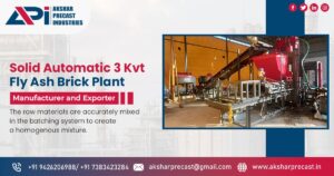 Solid Automatic 3 Kvt Fly Ash Brick Plant in Madhya Pradesh
