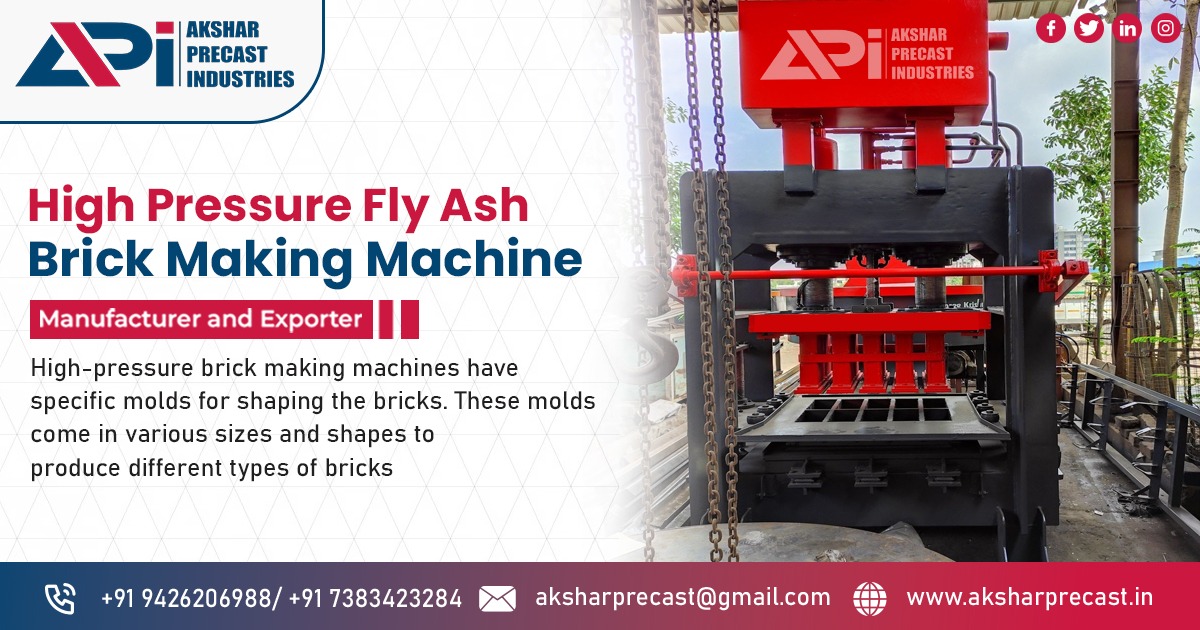 High-Pressure Fly Ash Brick Making Machines in Telangana
