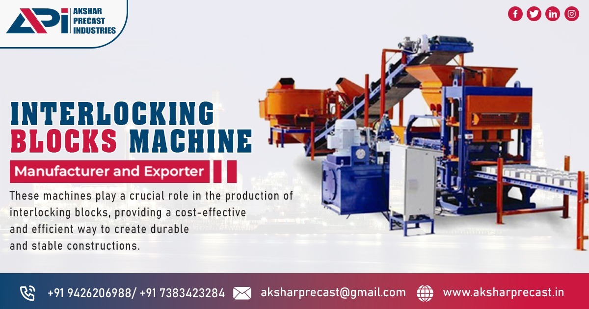 Interlocking Block Machines in Gujarat