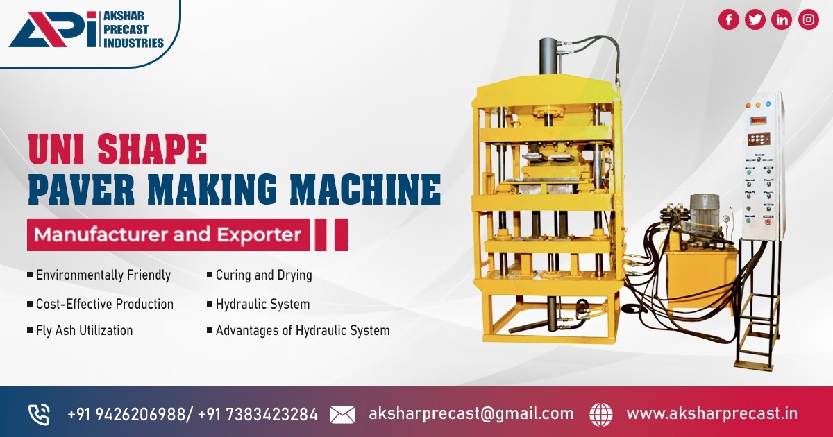 Unishape Paver Making Machine in Bihar