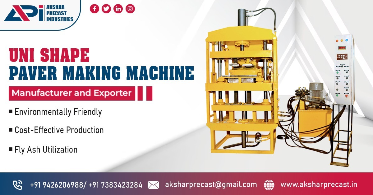 Uni Shape Paver Making Machine in Jharkhand
