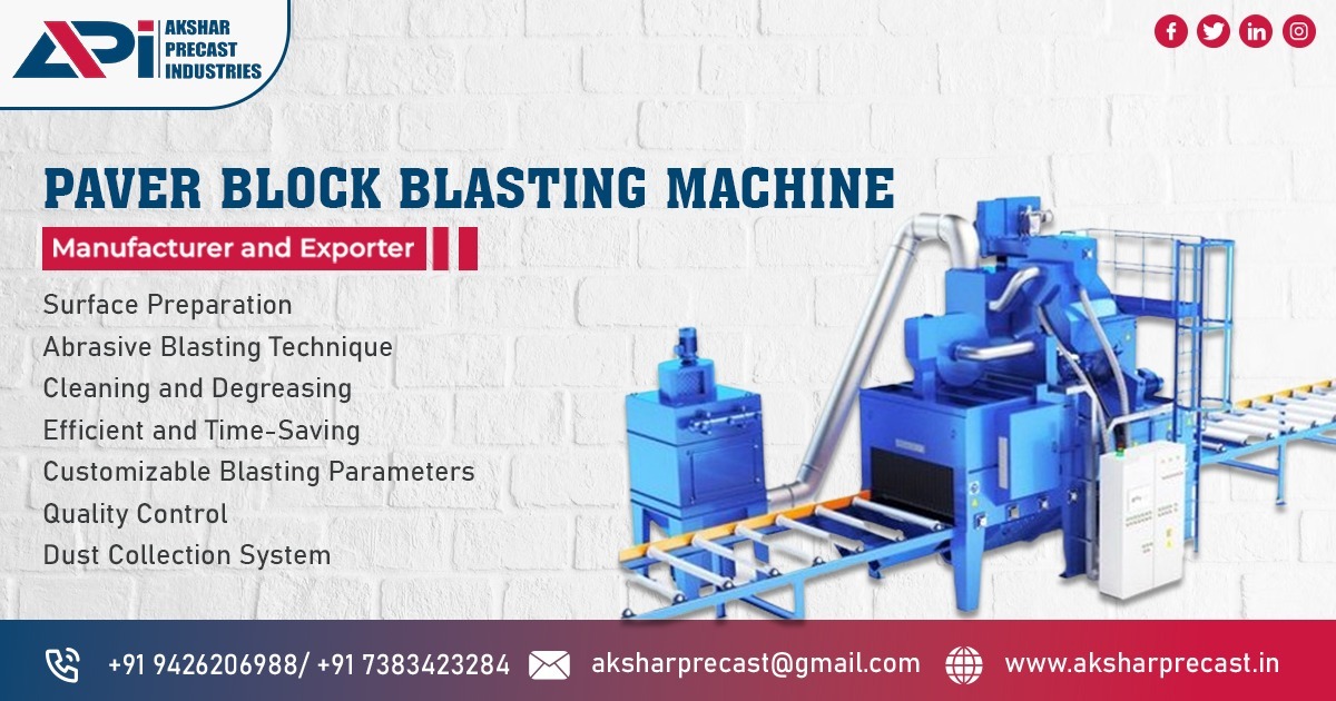 Paver Block Blasting Machine in Madhya Pradesh