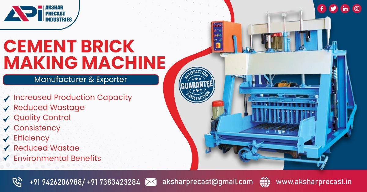 Cement Brick Making Machine in Bihar