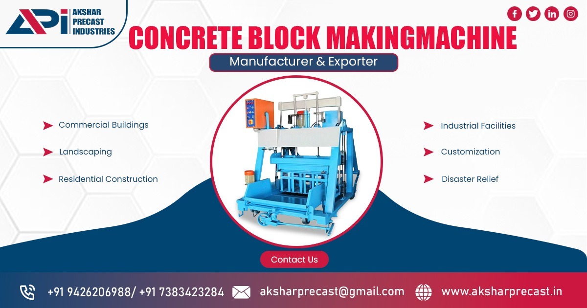 Concrete Block Making Machine in Maharashtra