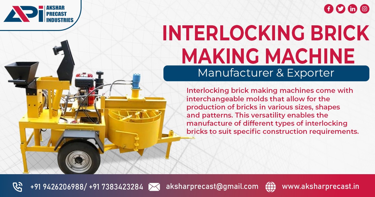 Interlocking Brick Making Machine in Maharashtra