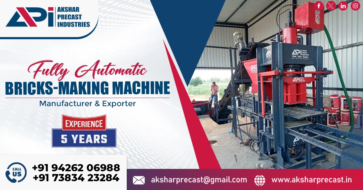 Fully Automatic Bricks Making Machine in Madhya Pradesh