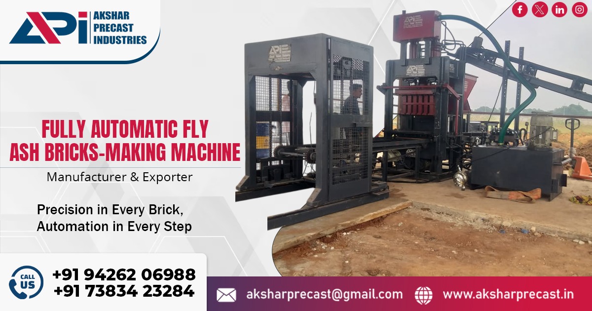 Fully Automatic Fly Ash Brick Making Machine in Punjab