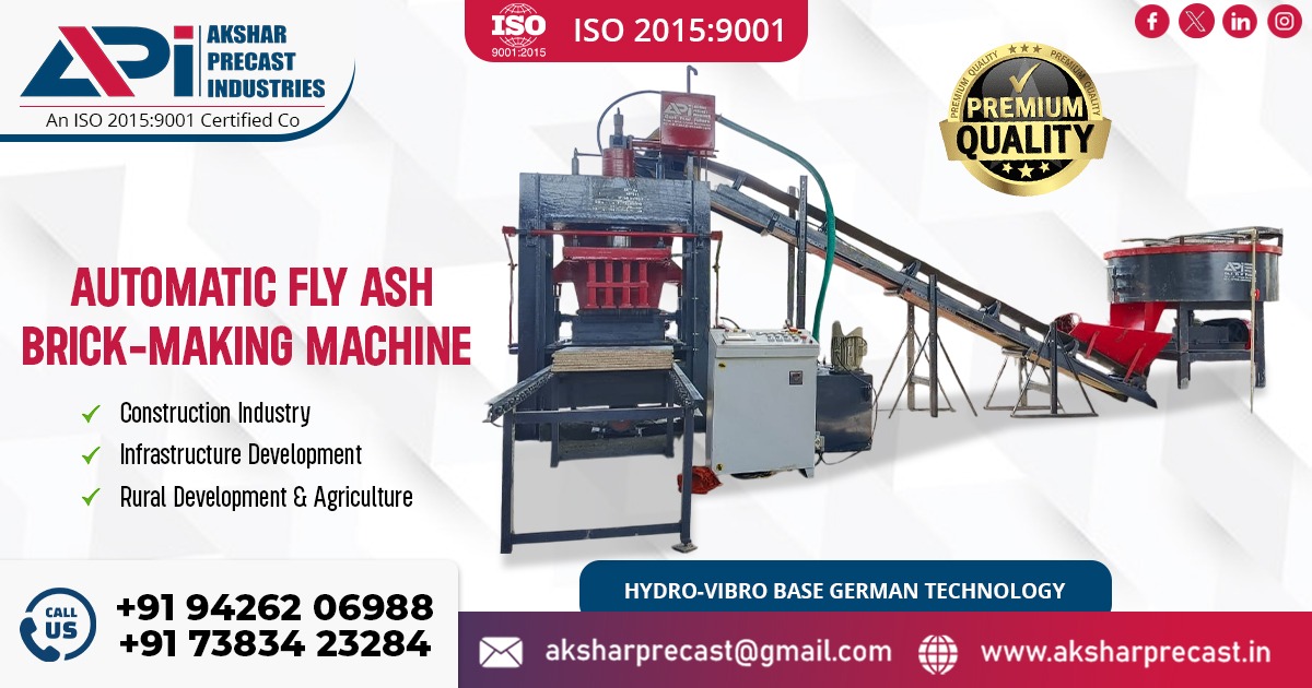 Automatic Fly Ash Brick Making Machine in Karnataka